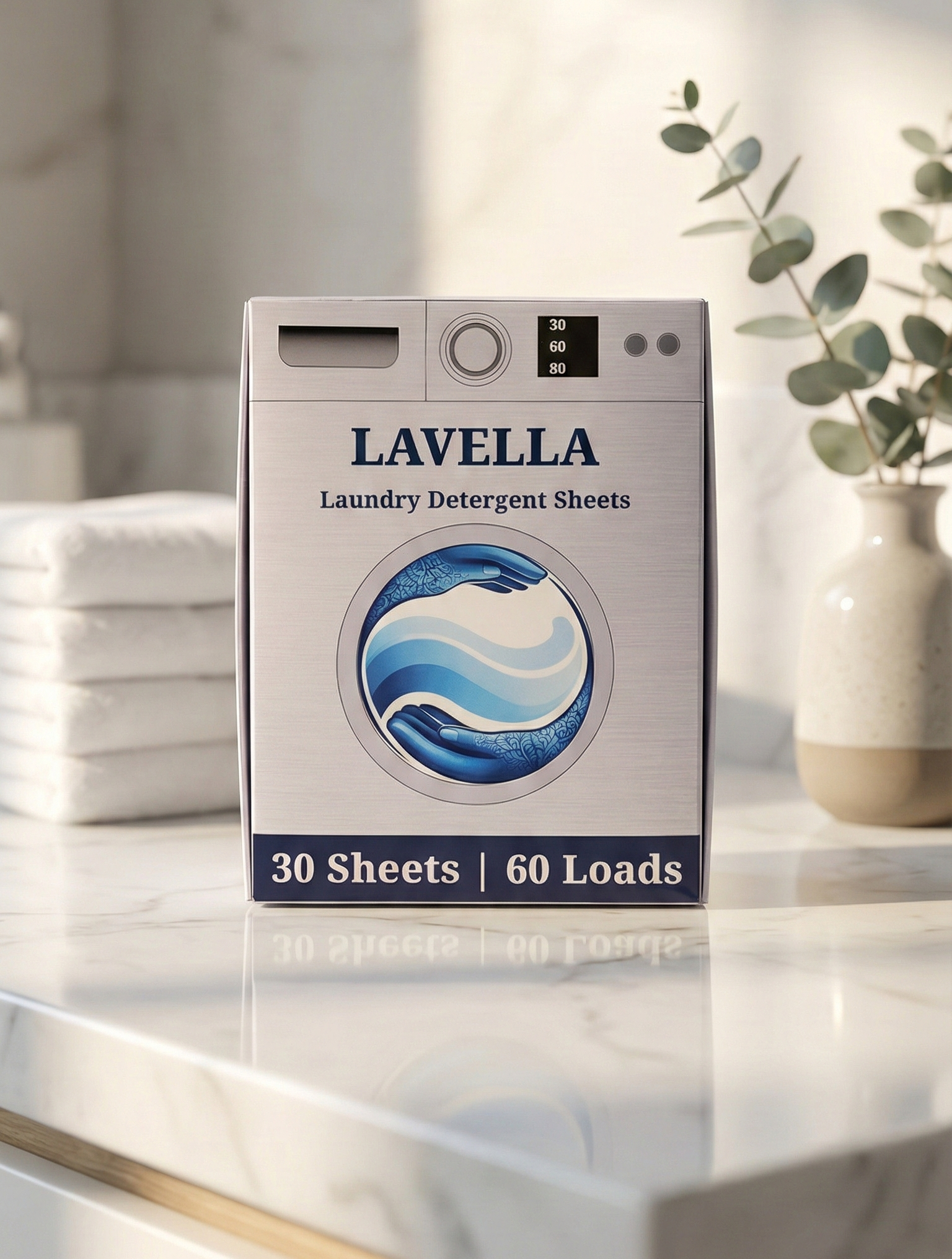 Eco-Friendly Laundry Detergent Sheets